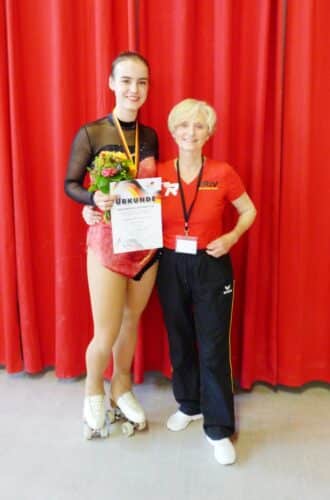 REV-Gruga-Läuferin Maike Gangelhoff startete beim Deutschlandpokal